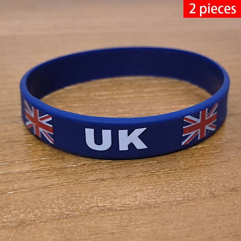 Men'S Accessories Uk - 2 Stuks Uk Nationale Vlag Polsbandjes