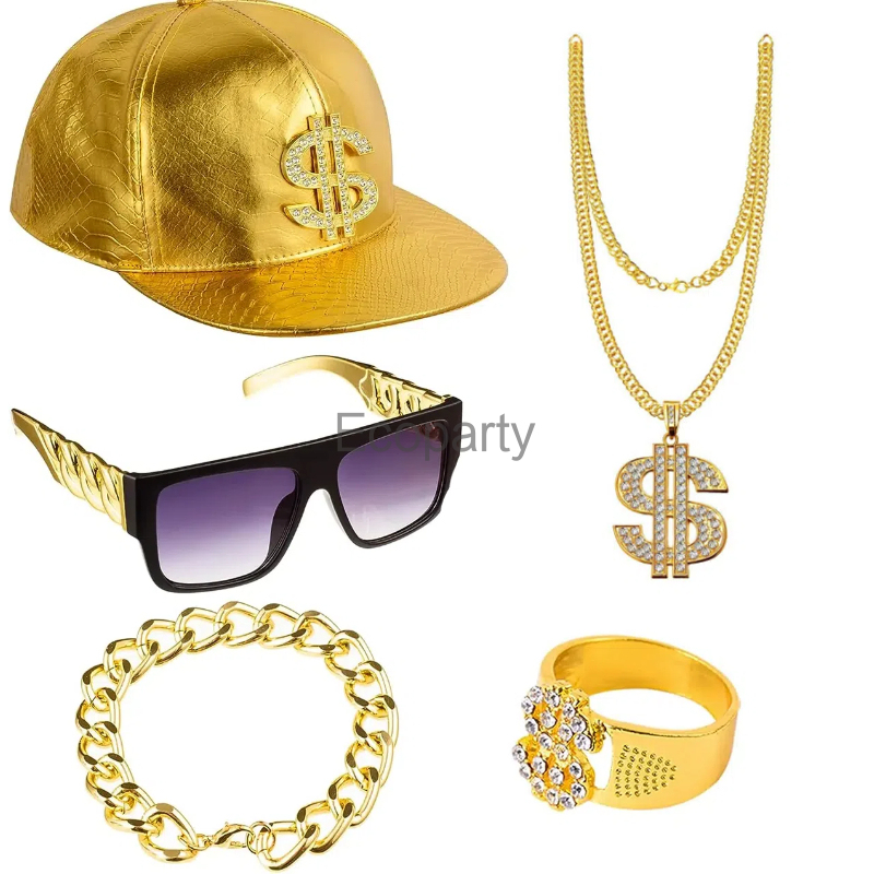 Men Accessories Ring And Bracelet - Jaren '80 Jaren '90 Hip Hop