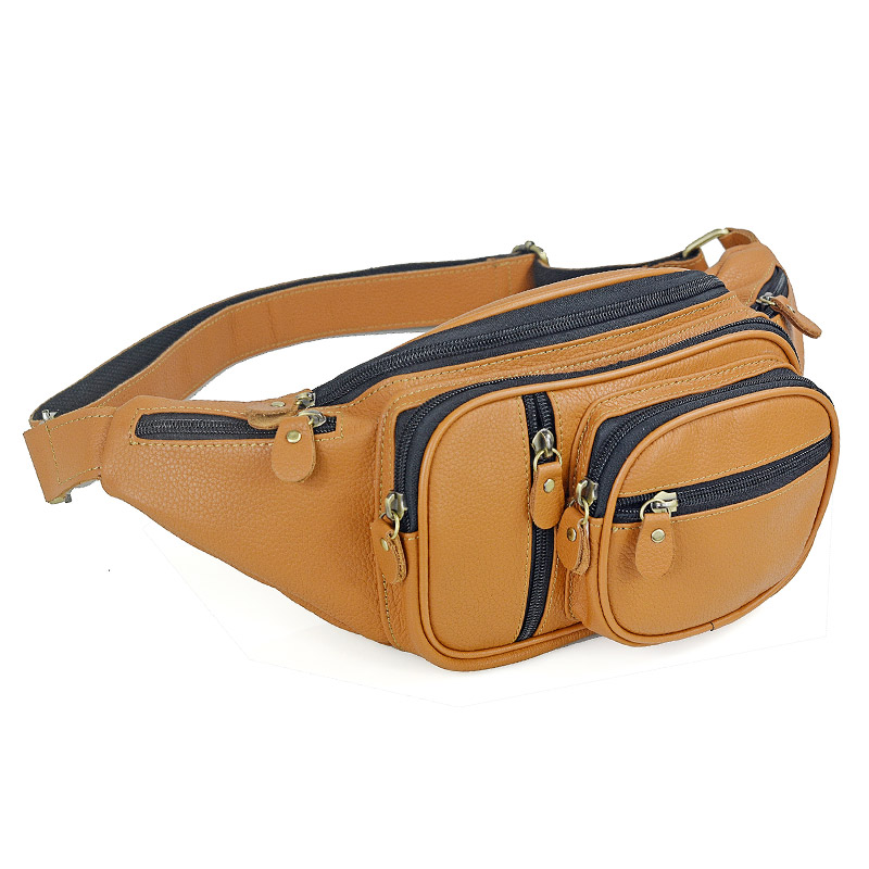 Men Accessories Pack - Heren Echt Lederen Heuptassen Heren Casual
