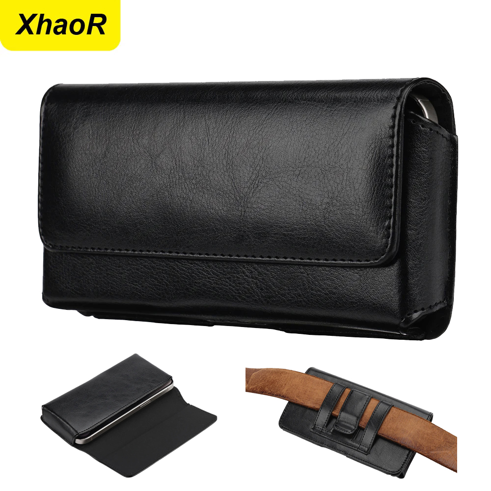 Men Accessories Pack - Universele lederen riemclip tas hoesje voor