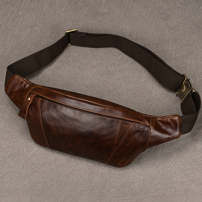 Men Accessories Pack - Leren borsttassen voor heren Crossbody schoudertas