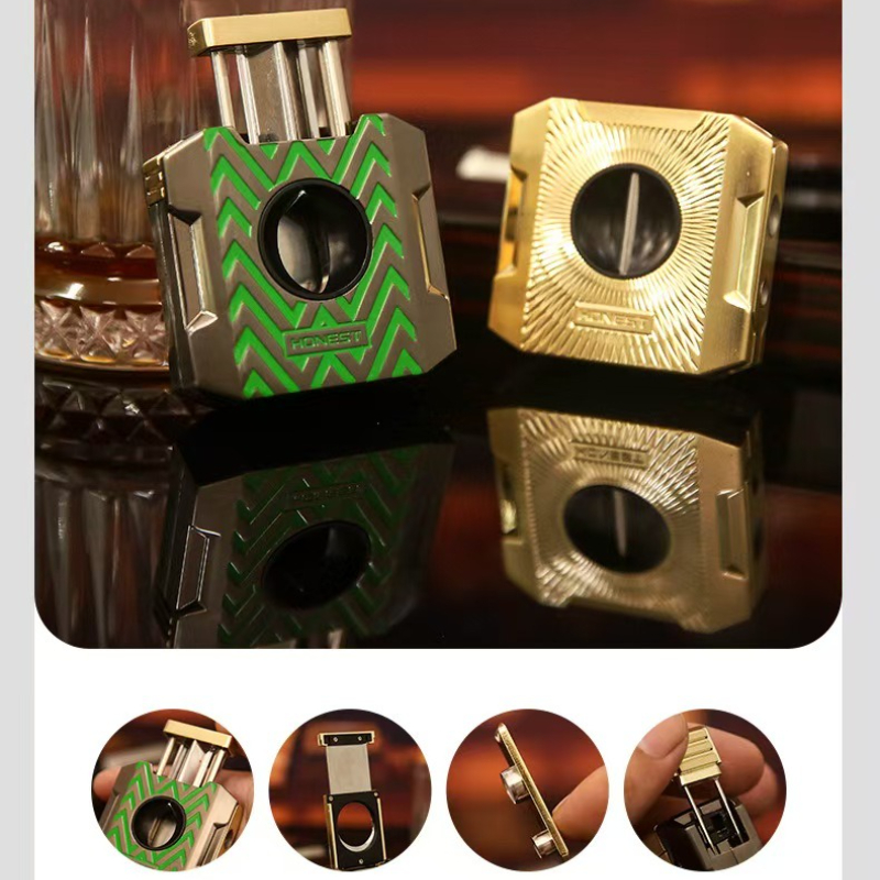 Cigar Cutter Set - HONEST 4-in-1 sigarengereedschapset - Premium roestvrijstalen
