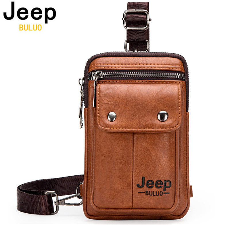 Men Accessories Pack - JEEP BULUO Kleine multifunctionele Sling Crossbody