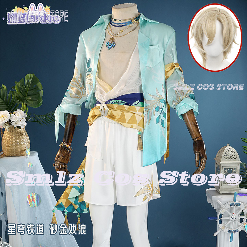 Men Accessories Set - Game Aventurine Cosplay Kostuum Honkai:Star Rail