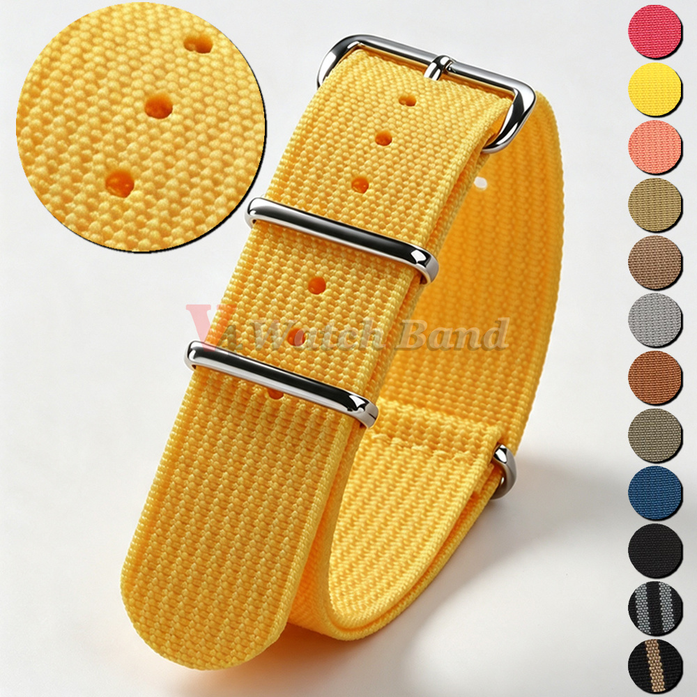Men Accessories Ring And Bracelet - 18mm 20mm 22mm Nylon Horlogeband Gepolijste