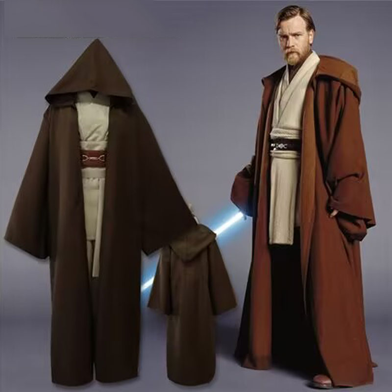 Men Accessories Pack - Anime Obi Wan Kenobi Jedi Cosplay