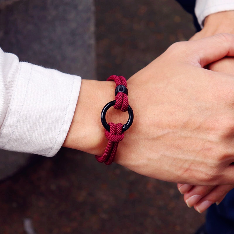 Men Accessories Ring And Bracelet - Nieuwe Fahion Mannen Armband Touw Bergbeklimmen