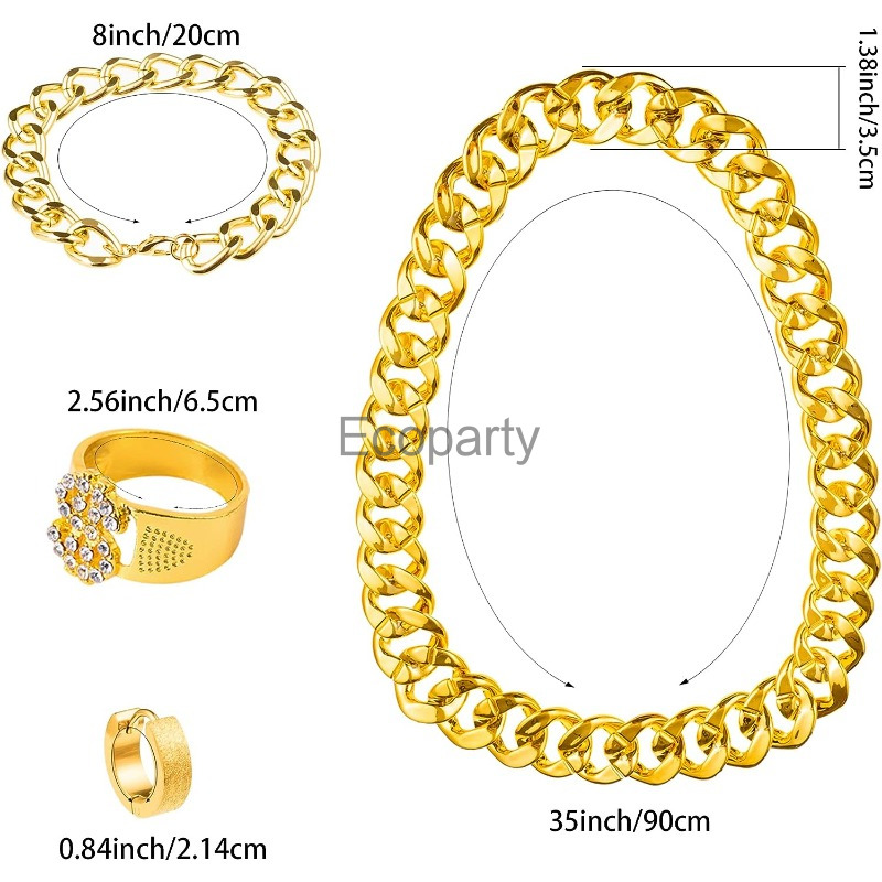 Jaren '80 Jaren '90 Hip Hop Ko - Men Accessories Ring And Bracelet recensie en prijs