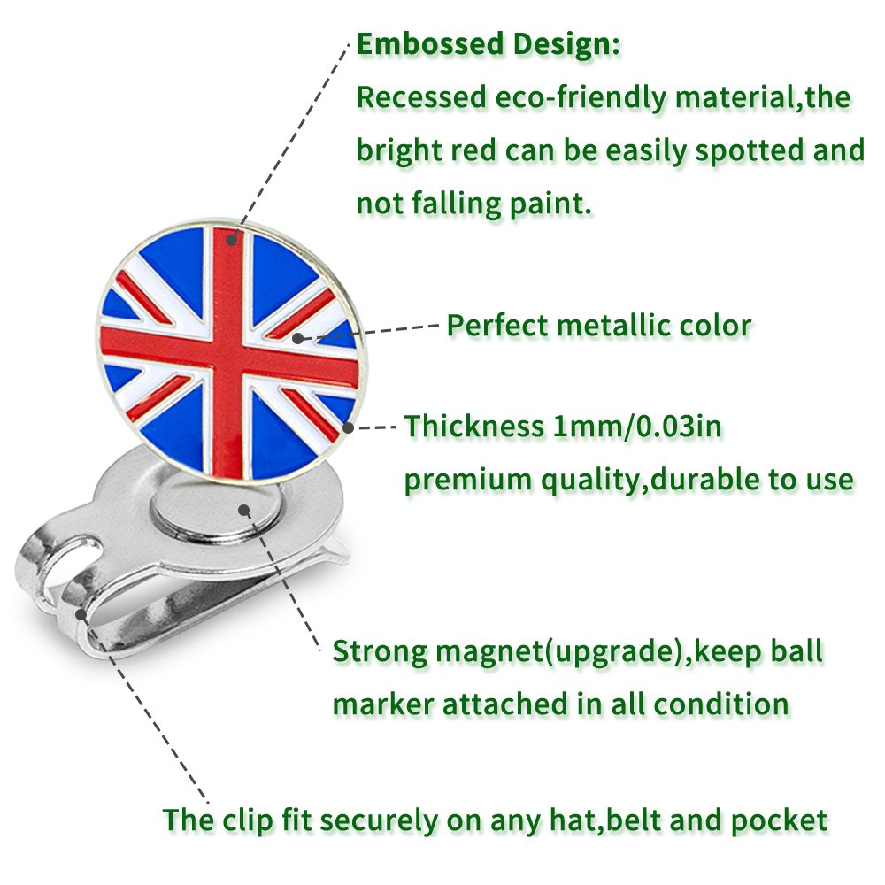Caiton 4-delige golf petclips  - Men'S Accessories Uk recensie en prijs
