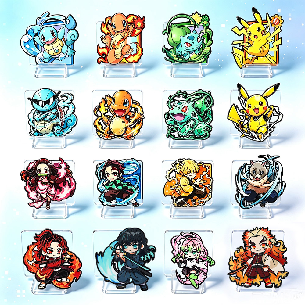 8 Stuks Anime Pokemon & Demon  - Lapel Pin Enamel recensie en prijs