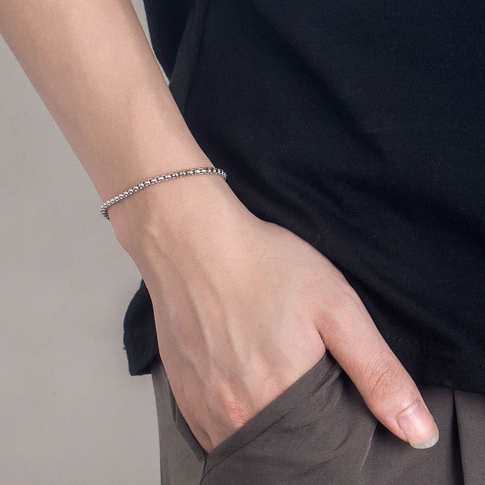 Unisex 925 Sterling Zilveren M - Men Accessories Chain And Bracelet recensie en prijs