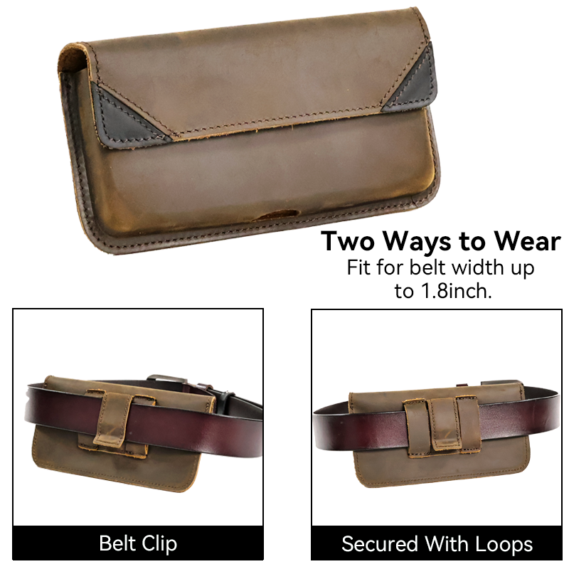 Echt Lederen Heuptas Voor Mann - Men Accessories Pack recensie en prijs