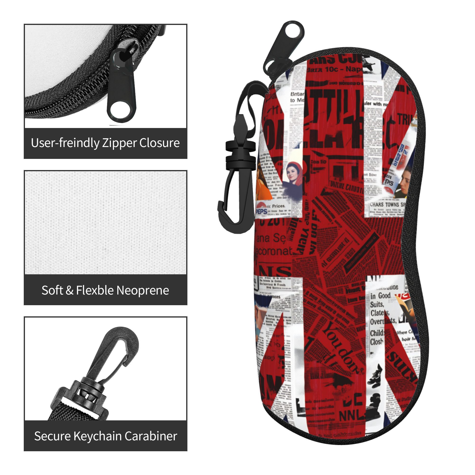 Britse vlag UK brillenkoker op - Men'S Accessories Uk recensie en prijs