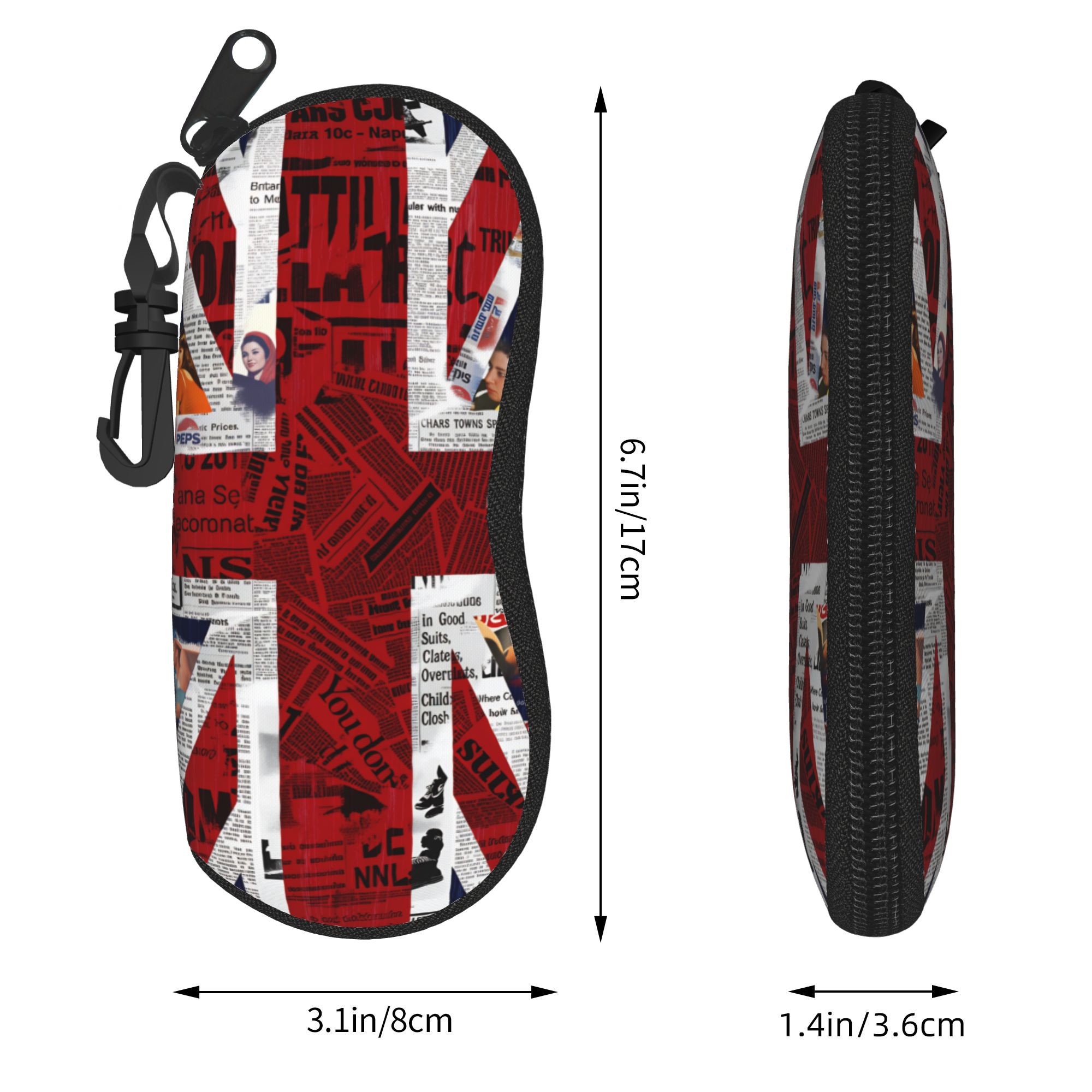 Britse vlag UK brillenkoker op - Men'S Accessories Uk recensie en prijs