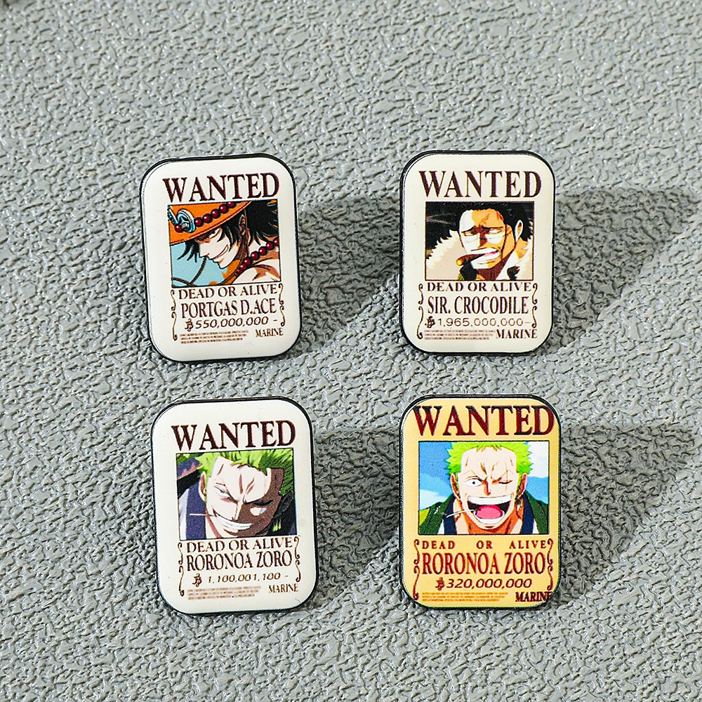 4 Stuks ONE PIECE Cartoon Anim - Lapel Pin Enamel recensie en prijs