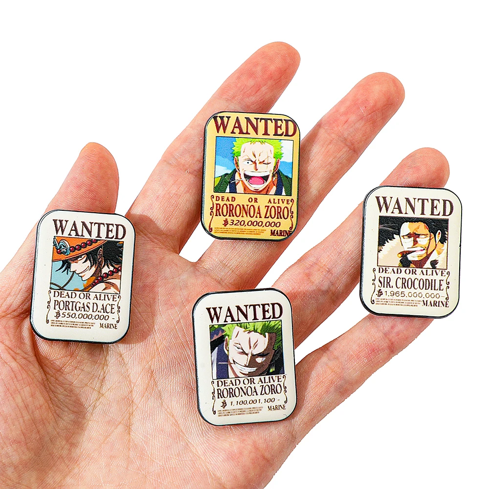 4 Stuks ONE PIECE Cartoon Anim - Lapel Pin Enamel recensie en prijs