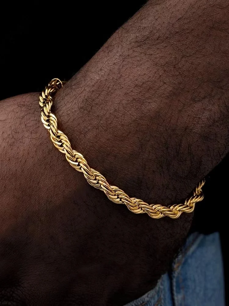Hiphop Rock 925 sterling zilve - Men Accessories Chain And Bracelet recensie en prijs