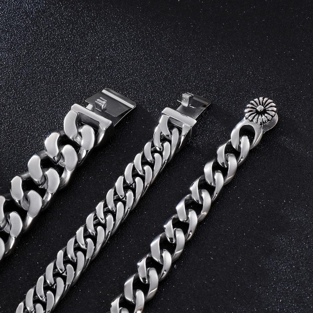 KALEN 22 cm Rvs Link Chain Arm - Men Accessories Ring And Bracelet recensie en prijs