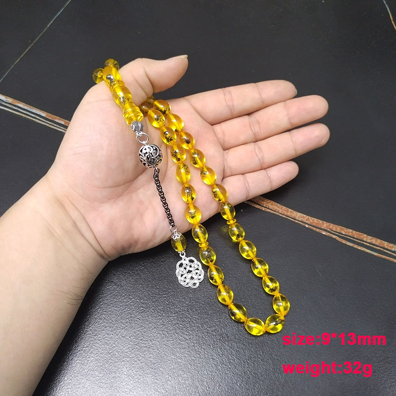 Tasbih mannen Geel hars Echt i - Men Accessories Hk recensie en prijs