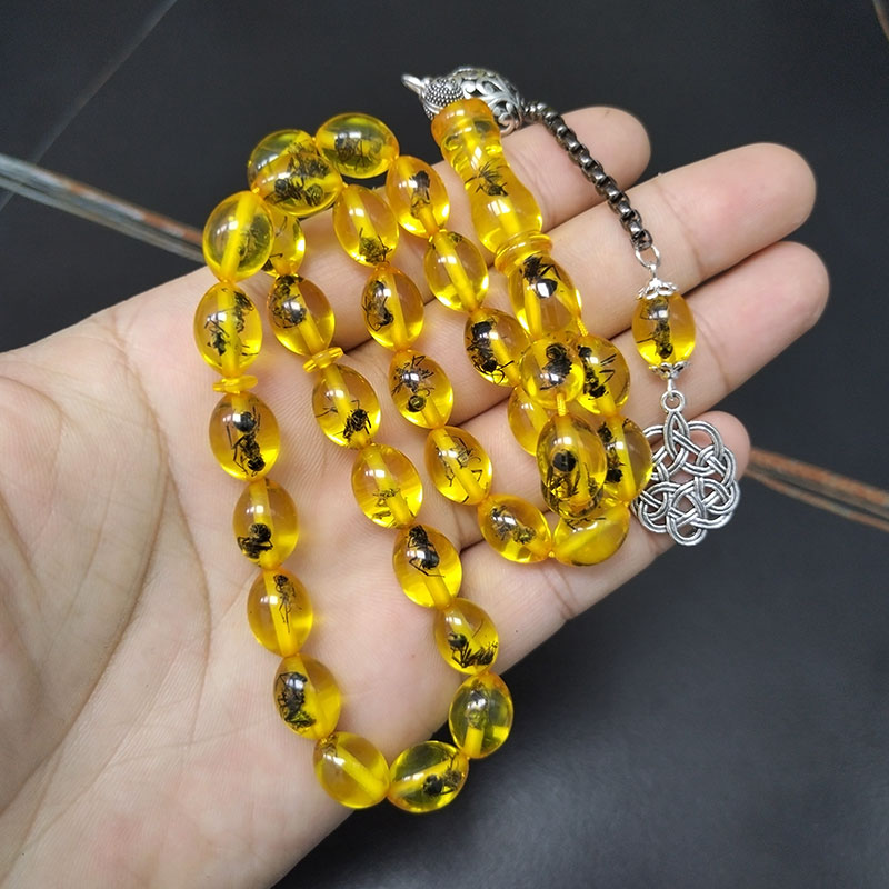 Tasbih mannen Geel hars Echt i - Men Accessories Hk recensie en prijs