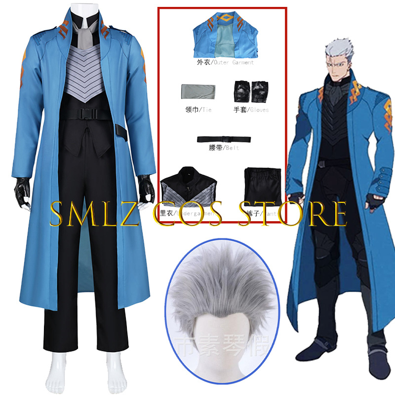 Nieuw Cry 5 Vergil Cosplay Kos - Men Accessories Set recensie en prijs