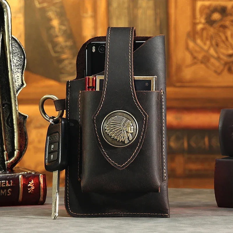 Heren lederen heuptas Mobiele  - Men Accessories Pack recensie en prijs