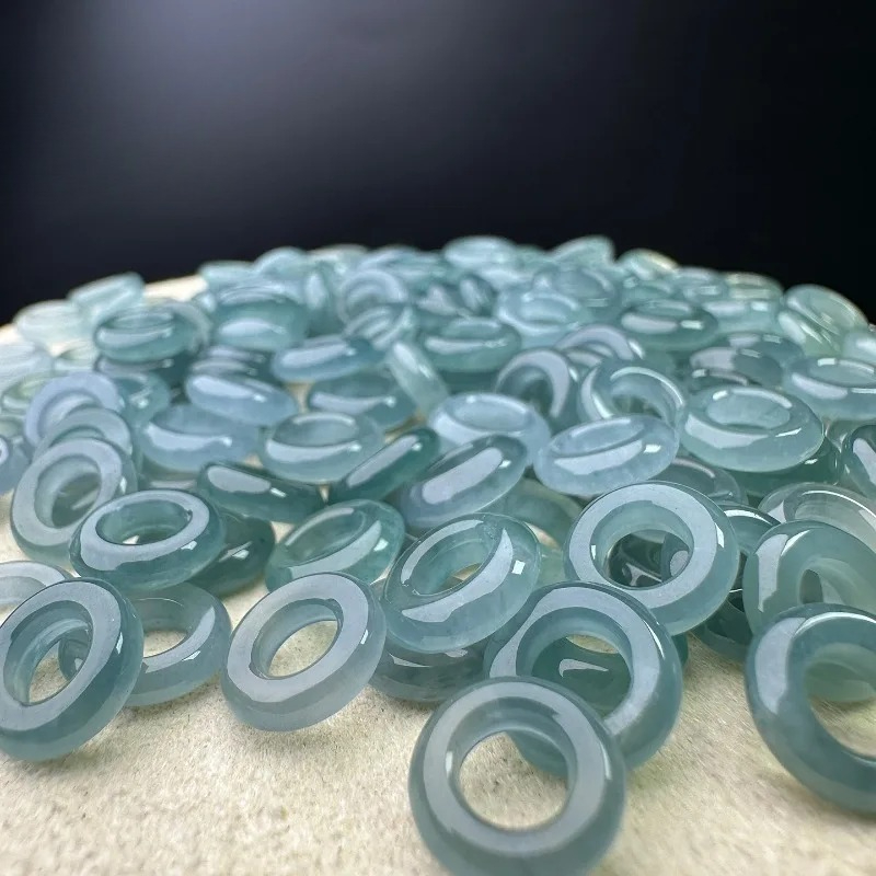 10 stks Een Groene Jade Blauw  - Men Accessories Ring And Bracelet recensie en prijs