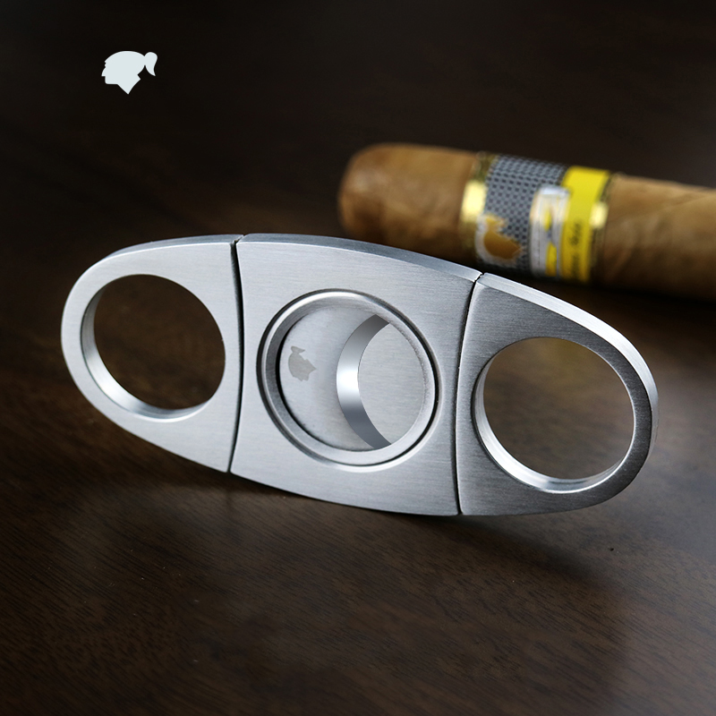 Rvs Sigaar V Cut Dubbele Guill - Cigar Cutter Set recensie en prijs